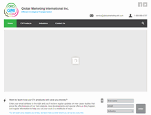 Tablet Screenshot of globalmarketing-intl.com